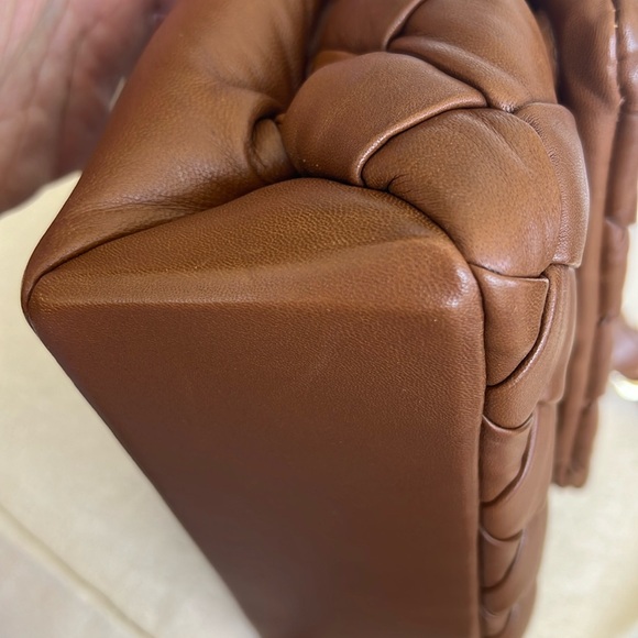 DUNE LONDON woven LEATHER crossbody brown - Picture 13 of 17